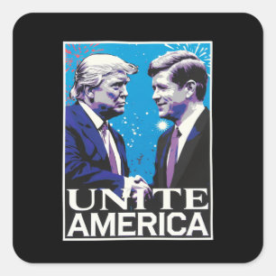 Unite America Iconic Trump  Square Sticker