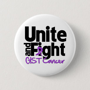 Unite and Fight GIST Cancer 6 Cm Round Badge