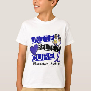 UNITE BELIEVE CURE Rheumatoid Arthritis T-Shirt