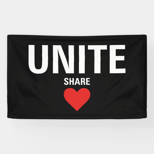 Unite Democracy Political Banner (Horizontal)