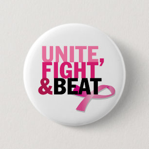 Unite, Fight & Beat 6 Cm Round Badge