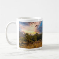 United Arab Emirate desert landscape at sunset