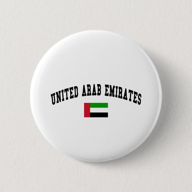 UNITED ARAB EMIRATES 6 CM ROUND BADGE (Front)