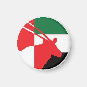 United Arab Emirates Arabian oryx Emirati National Magnet