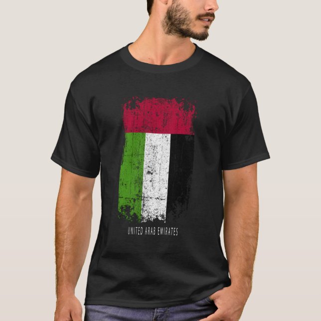 United Arab Emirates Country Flag United T-Shirt (Front)