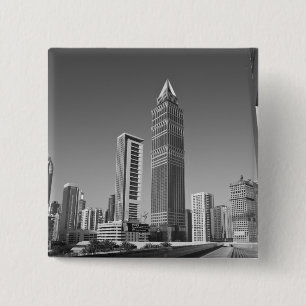 United Arab Emirates, Dubai, Dubai City. 2 15 Cm Square Badge