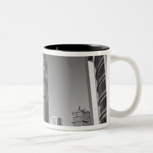 United Arab Emirates, Dubai, Dubai City. 2 Two-Tone Coffee Mug