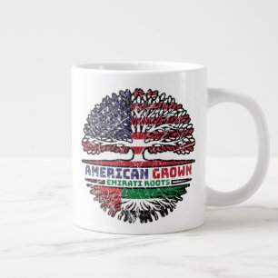 United Arab Emirates Emirati US American USA UAE Large Coffee Mug