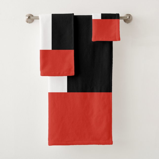United Arab Emirates flag Bath Towel Set (Insitu)