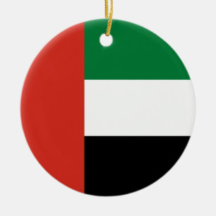 United Arab Emirates flag Ceramic Ornament