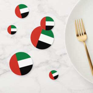 United Arab Emirates flag Confetti