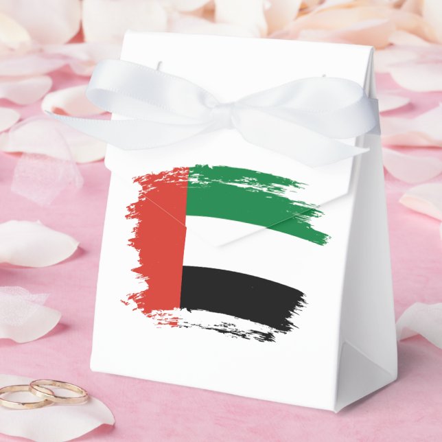 United Arab Emirates flag Favour Box (Wedding)