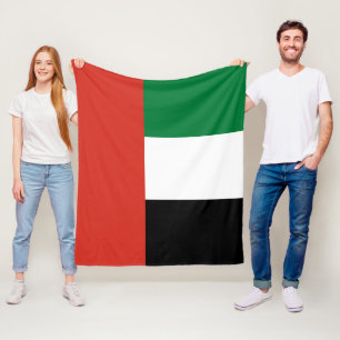 United Arab Emirates flag Fleece Blanket