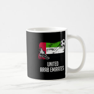 United Arab Emirates Flag Jersey Emirati Soccer Te Coffee Mug