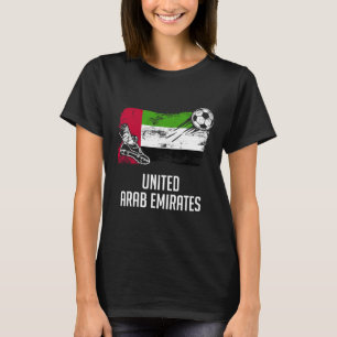 United Arab Emirates Flag Jersey Emirati Soccer Te T-Shirt