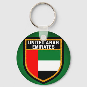 United Arab Emirates Flag Key Ring