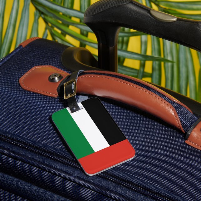 United Arab Emirates flag Luggage Tag (Front Insitu 1)