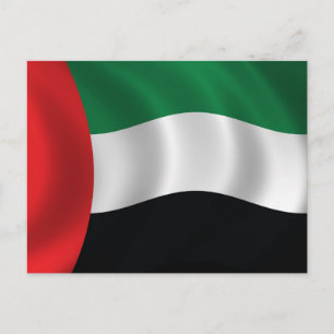 United Arab Emirates Flag Postcard