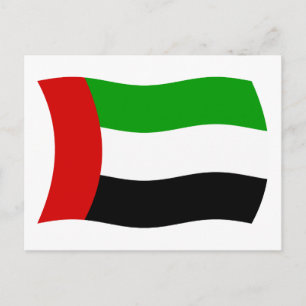 United Arab Emirates Flag Postcard