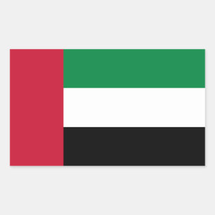 United Arab Emirates Flag Rectangular Sticker