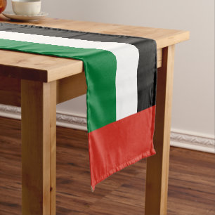 United Arab Emirates flag Short Table Runner