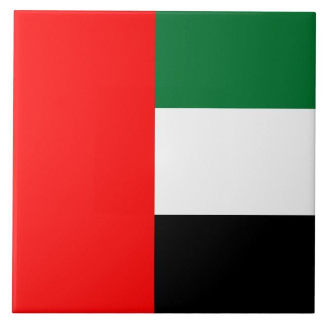 United Arab Emirates Flag Tile (Front)