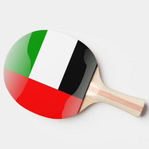 United Arab Emirates glossy flag Ping Pong Paddle