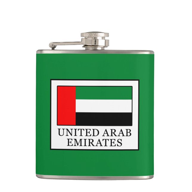 United Arab Emirates Hip Flask (Front)