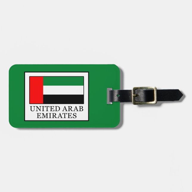 United Arab Emirates Luggage Tag (Front Horizontal)