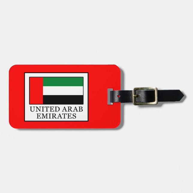 United Arab Emirates Luggage Tag (Front Horizontal)