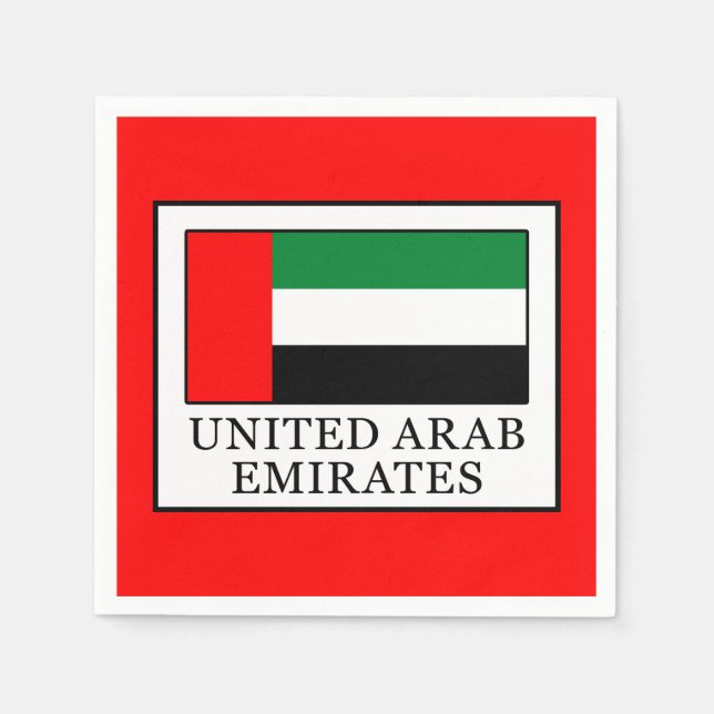 United Arab Emirates Napkin (Front)