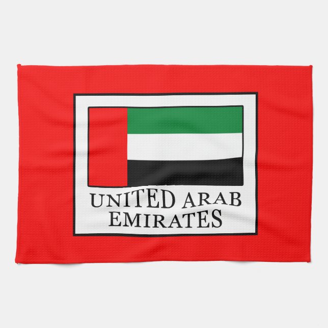 United Arab Emirates Tea Towel (Horizontal)