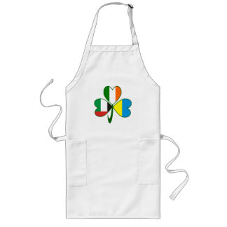 United Arab Emirates, Ukraine, Ireland Shamrock Long Apron