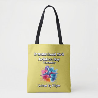 United by Flight. International Civil Aviation Day Tote Bag