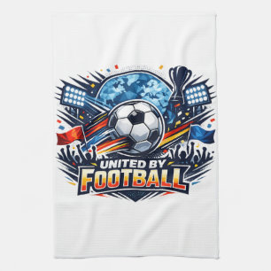 United by Football – Global Championship Vector Tea Towel