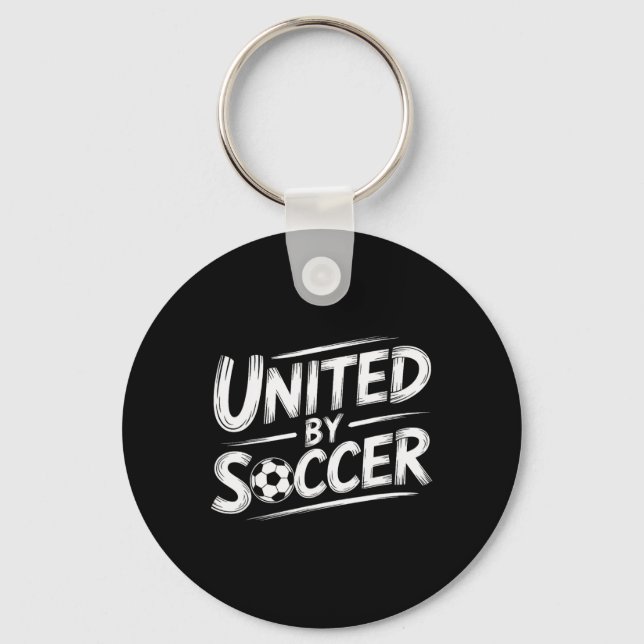 United By Soccer Multicultural Fan _2  Key Ring (Front)