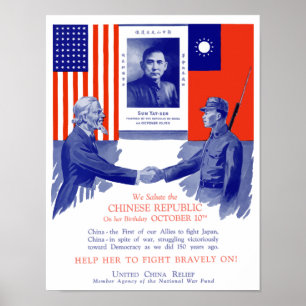 United China Relief -- World War II Poster