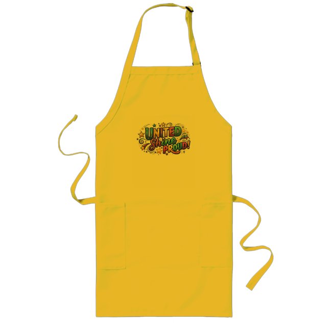 United Dreams Proud Future Long Apron (Front)