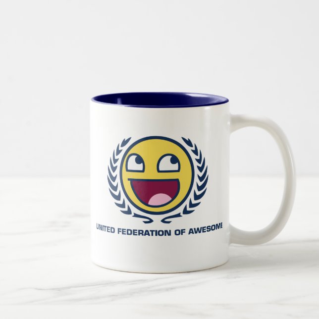 United Federation of Awesome Two-Tone Coffee Mug (Right)