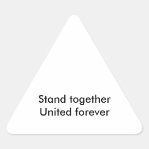 United forever triangle sticker
