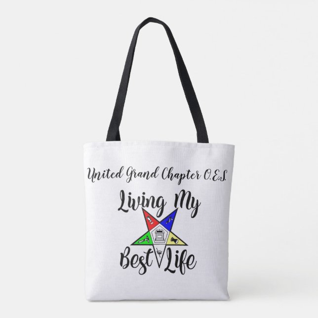 United Grand Chapter O.E.S. Tote Bag (Back)