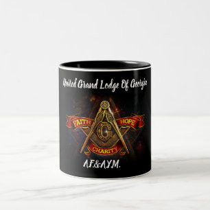 United Grand Lodge Two-Tone Coffee Mug