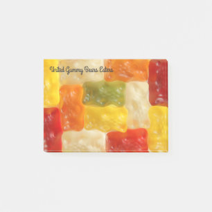 United Gummy Bear Eaters -  Post-It Notes pad