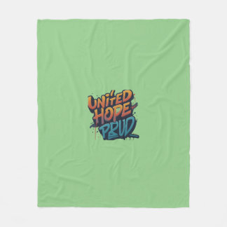 United Hope Proud People Fleece Blanket