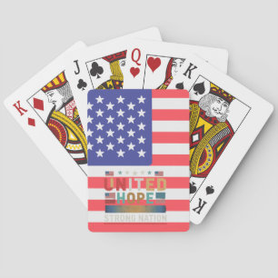 "United Hope Strong Nation." Playing Cards