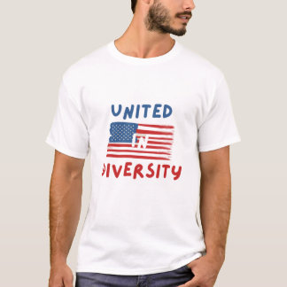 United in Diversity: Stars, Stripes, & Solidarity T-Shirt