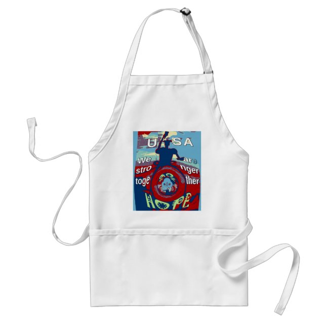United in Hope: Stronger Together - USA Art Print  Standard Apron (Front)