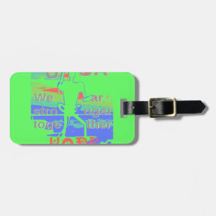 United in Hope: Stronger Together - Vibrant USA Luggage Tag