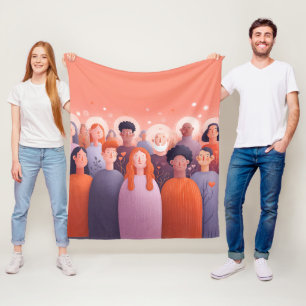 United in Kindness Fleece Blanket