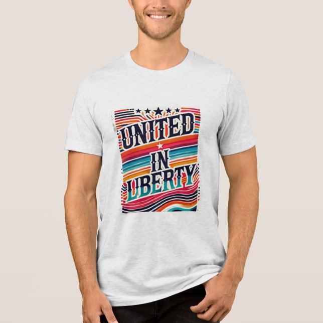 United in Liberty Tri-Blend Shirt (Front)